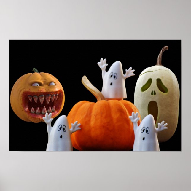 Scary Halloween. Poster (Front)