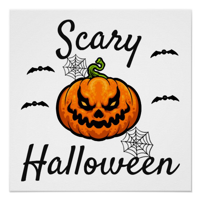 Scary Halloween Poster (Front)