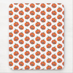 Scary Halloween pumpkin Tank Top Mouse Pad