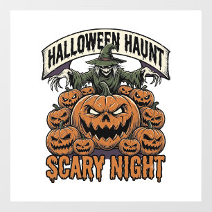 Scary Halloween Pumpkins Vintage Engraving Shirt A