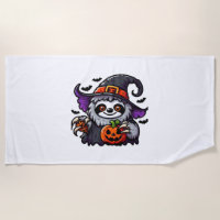 Scary Halloween Sloth Witch Hat Costume Spooky Sea