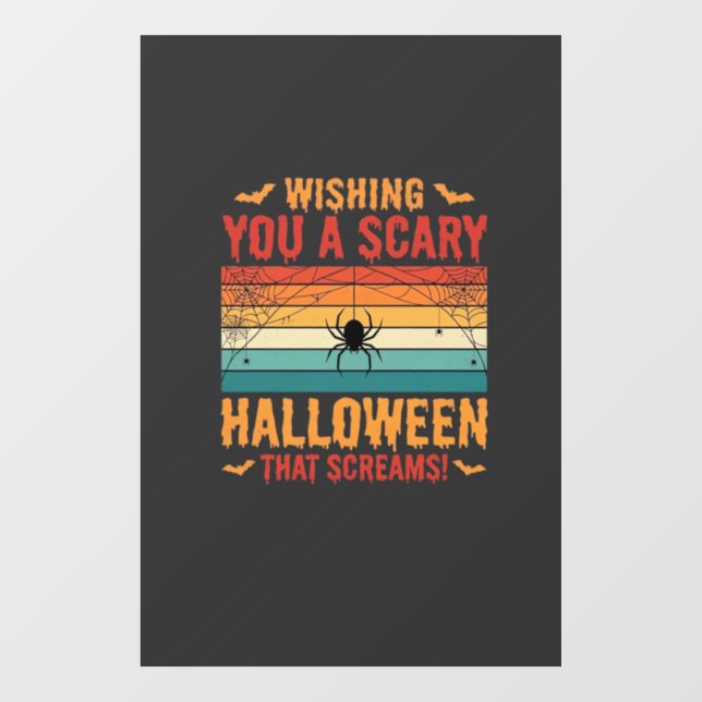 Scary Halloween Spider Web Sunset Design_1 (Sheet)