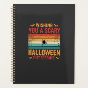 Scary Halloween Spider Web Sunset Design_1 Planner