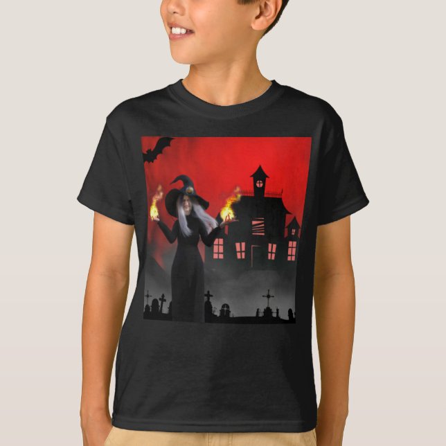 Scary Halloween. T-Shirt (Front)