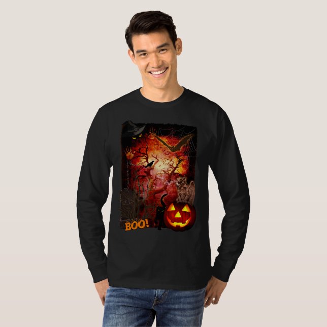Scary Halloween T-Shirt (Front Full)
