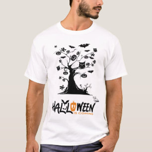 Scary Halloween Tree, Scary spooky Tree T-Shirt