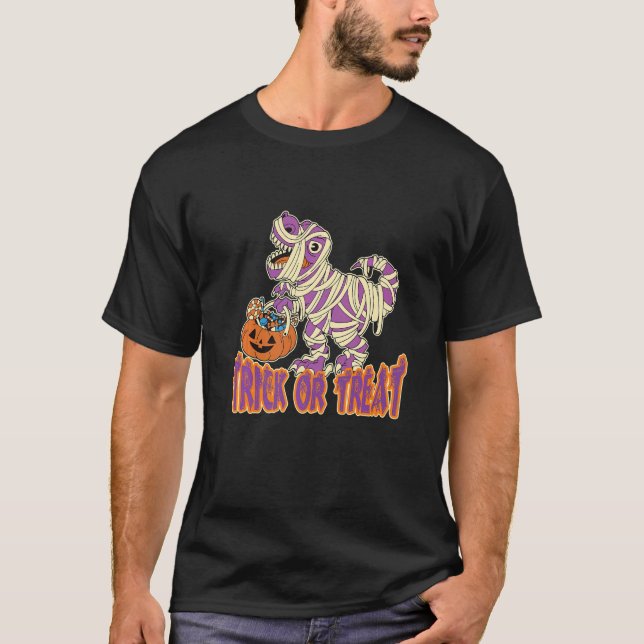 Scary Halloween TRex Spooky   T-Shirt (Front)