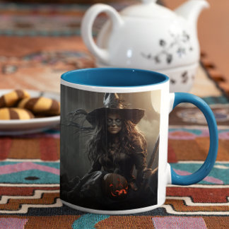 Scary Halloween Witch 13 Mug