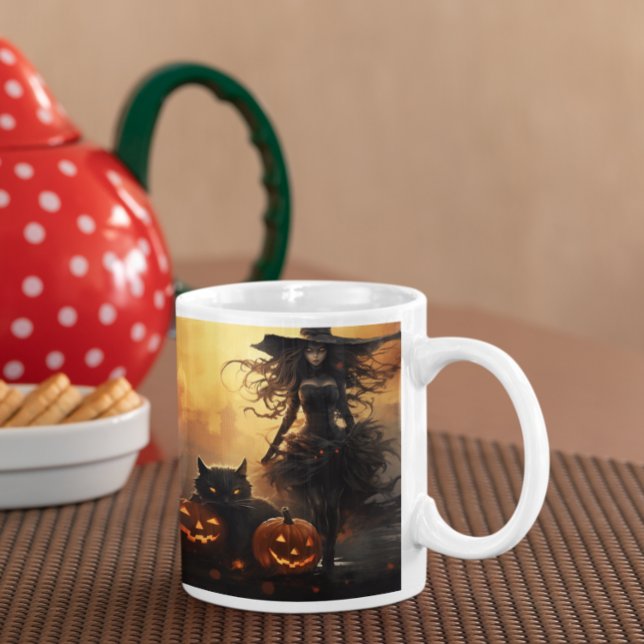 Scary Halloween Witch 23 Mug (Scary Halloween Characters version 23 Mug
)