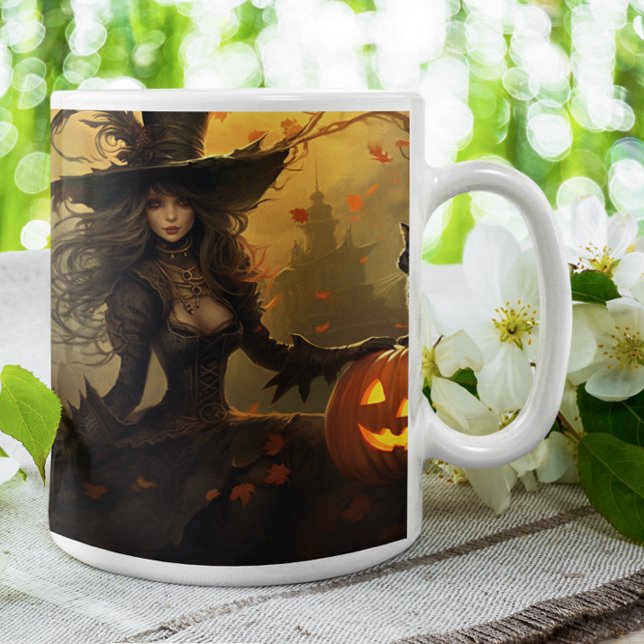 Scary Halloween Witch 29 Mug (Scary Halloween Characters version 29 Mug
)