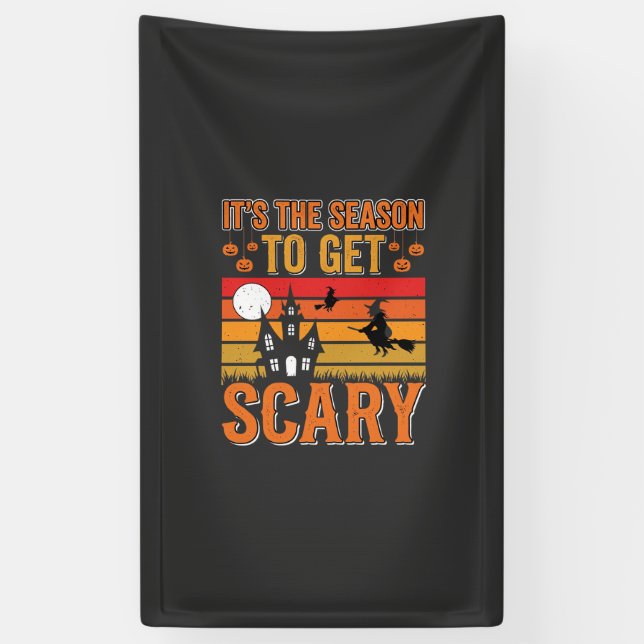 Scary Halloween Witch Haunted House Design_1 Banner (Vertical)