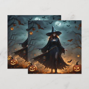 Scary Halloween Witch, Save The Date