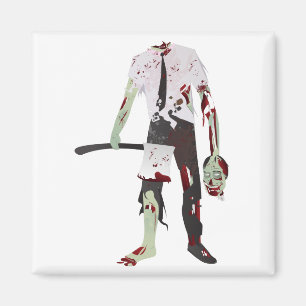 scary halloween zombie magnet