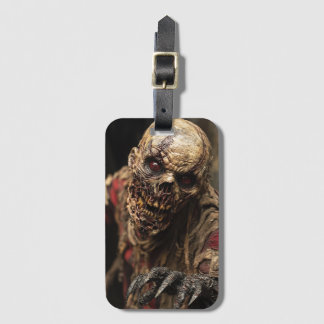 Scary Horror Skull Demon Luggage Tag