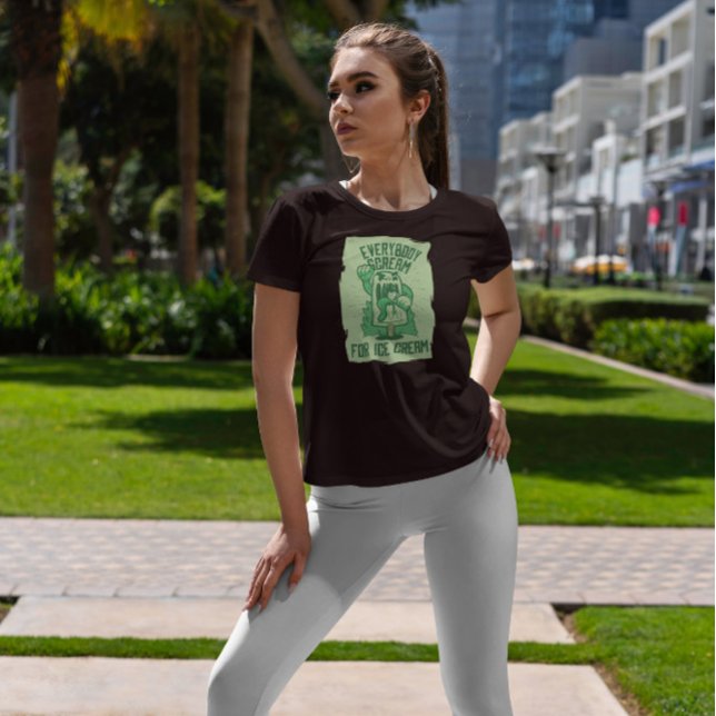 Scary Ice Cream Quote T-Shirt (Creator Uploaded)