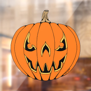 Scary Jack-o'-Lantern Halloween Design