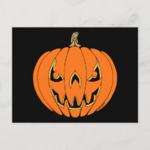 Scary Jack-o'-Lantern Halloween Design