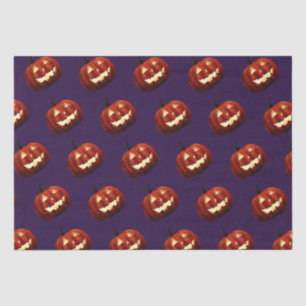 Scary Jack O'Lantern Pumpkin Halloween Birthday Tissue Paper