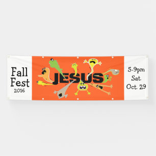 Scary Jesus Banner