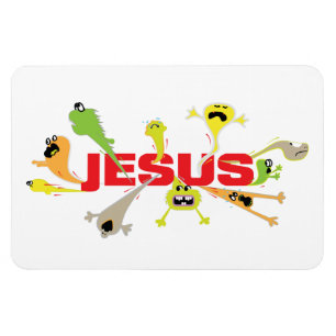 Scary Jesus Magnet