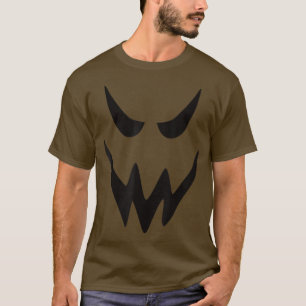 Scary Last Minute Ghost Face Costume for Halloween T-Shirt