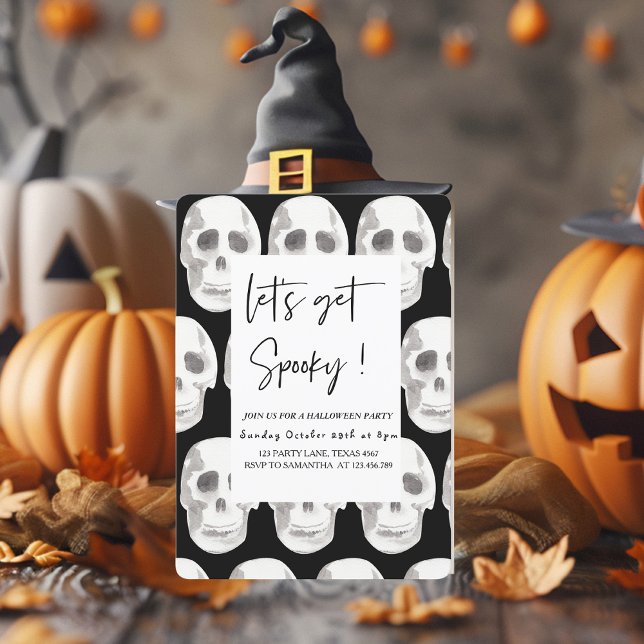 Scary Let's get Spooky | Halloween Party | Invitation (Creator Uploaded)