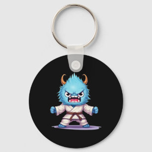Scary Martial Arts Fighter Karate Boxer Comt Kung Key Ring