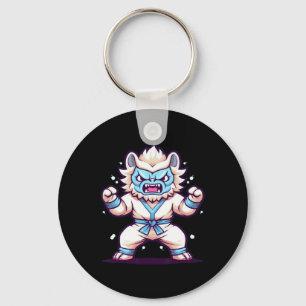 Scary Martial Arts Fighter Karate Boxer Comt Kung Key Ring