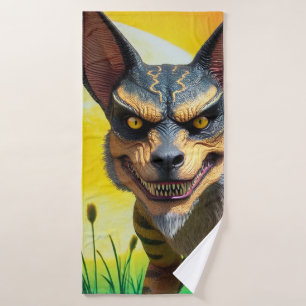 Scary Monster Bath Towel
