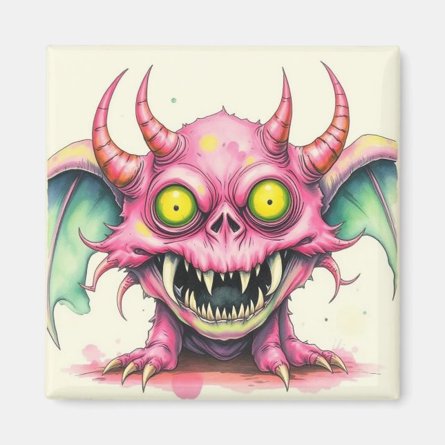 Scary  Monster Magnet (Front)