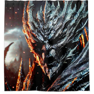 Scary Monster Shower Curtain