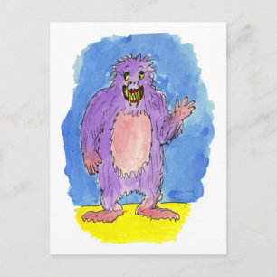 Scary Monsters Postcard