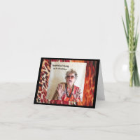 Scary Mood Swings Folded Greeting Card