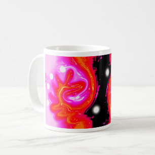 Scary moon art coffee mug