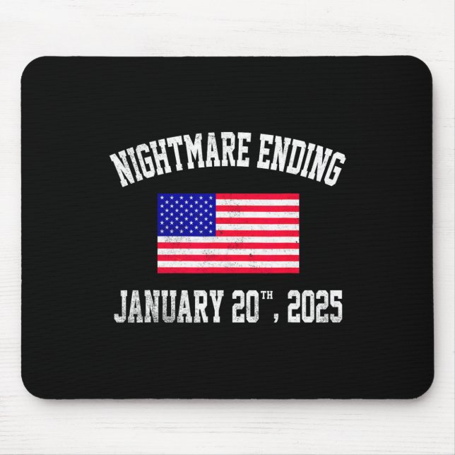 Scary Night Ending January 20th 2025 Funny Pro Tru Mouse Pad (Front)