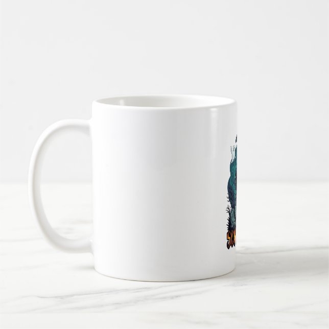 Scary Night Haunted House Ghosts Cemetery Coffee Mug (Left)
