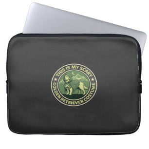 Scary Night Raven Apple Spooky Haunted Castle Hall Laptop Sleeve