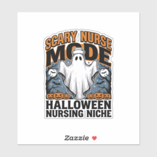 Scary Nurse Costume Halloween Ghost Nursing Shirt_