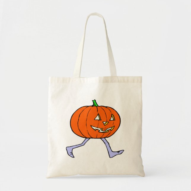 Scary Pumkin Tote Bag (Front)