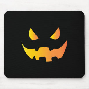 Scary Pumpkin Face For Halloween Mouse Pad