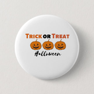Scary Pumpkin Halloween Art | Spooky Fun 6 Cm Round Badge