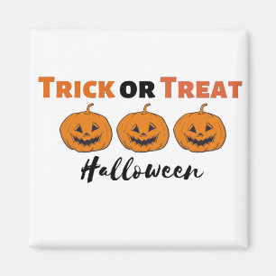 Scary Pumpkin Halloween Art   Spooky Fun Magnet