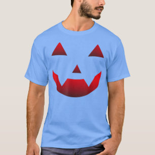 Scary Pumpkin Mask for Halloween Giant and Fun Fac T-Shirt