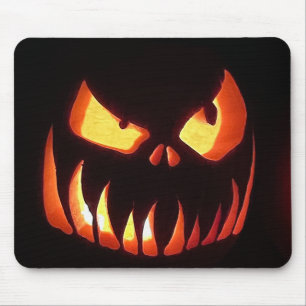 Scary Pumpkin Mouse Pad
