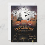Scary Pumpkin Night Party Planner Invitation<br><div class="desc">This card is a simple expression of love and happiness to share with your loved ones on happy occasions like marriage, engagement, birthdays, or holidays like Christmas, Halloween, New Year, Spring, Autumn, or Easter This is an invitation for a friend, brother, sister, mother, father, or neighbour to participate in your...</div>