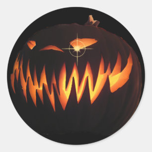 Scary Pumpkin Sticker