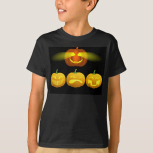 Scary Pumpkins Halloween. T-Shirt
