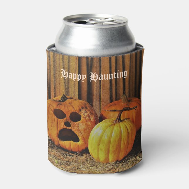 Scary Pumpkins Personalised Can Cooler (Can Front)