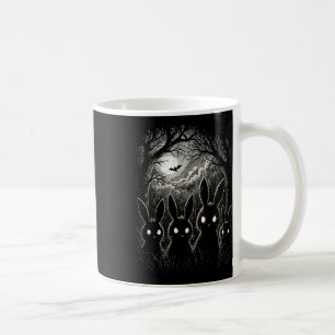 Scary Rabbit Eyes Forest Creepy Halloween Costume Coffee Mug
