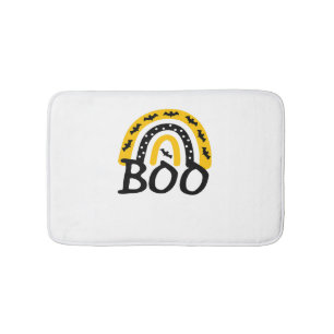 Scary Rainbow and Spooky Halloween Bath Mat